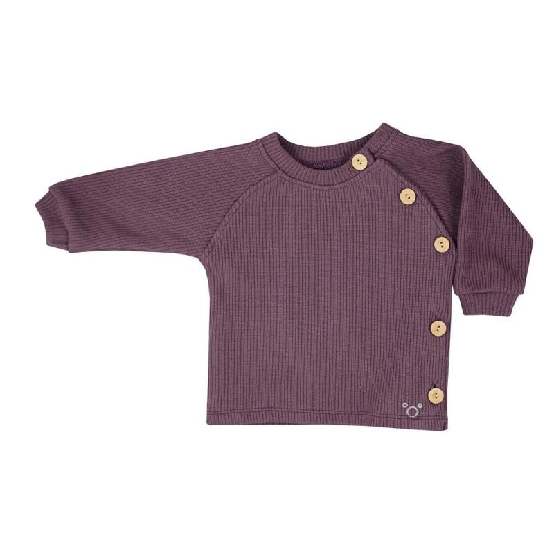 Dojčenské tričko s dlhým rukávom Koala Pure purple / 68 (4-6m)