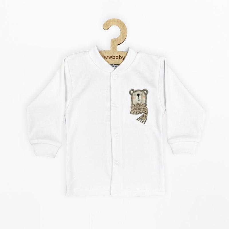 Dojčenský bavlnený kabátik New Baby Polar Bear / 74 (6-9m)