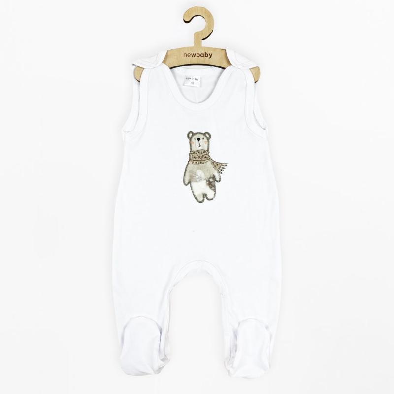 Dojčenské bavlnené dupačky New Baby Polar Bear / 62 (3-6m)