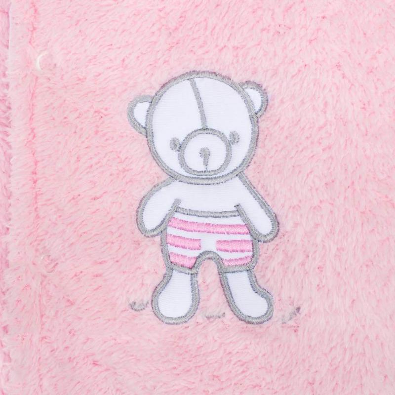 Zimný kabátik New Baby Nice Bear ružový / 74 (6-9m)