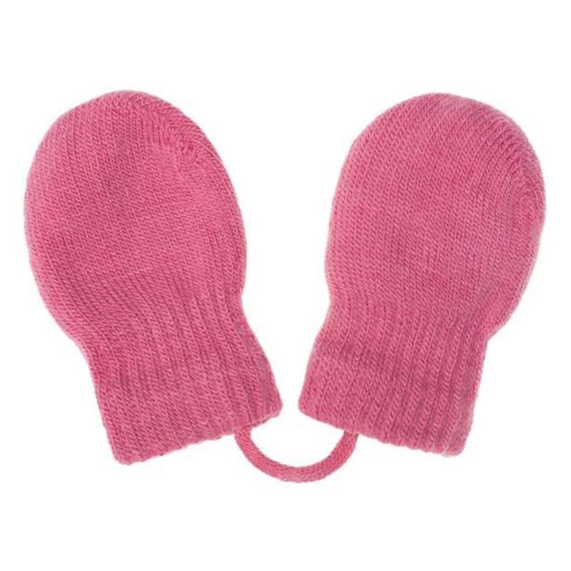 Detské zimné rukavičky New Baby ružové / 56 (0-3m)