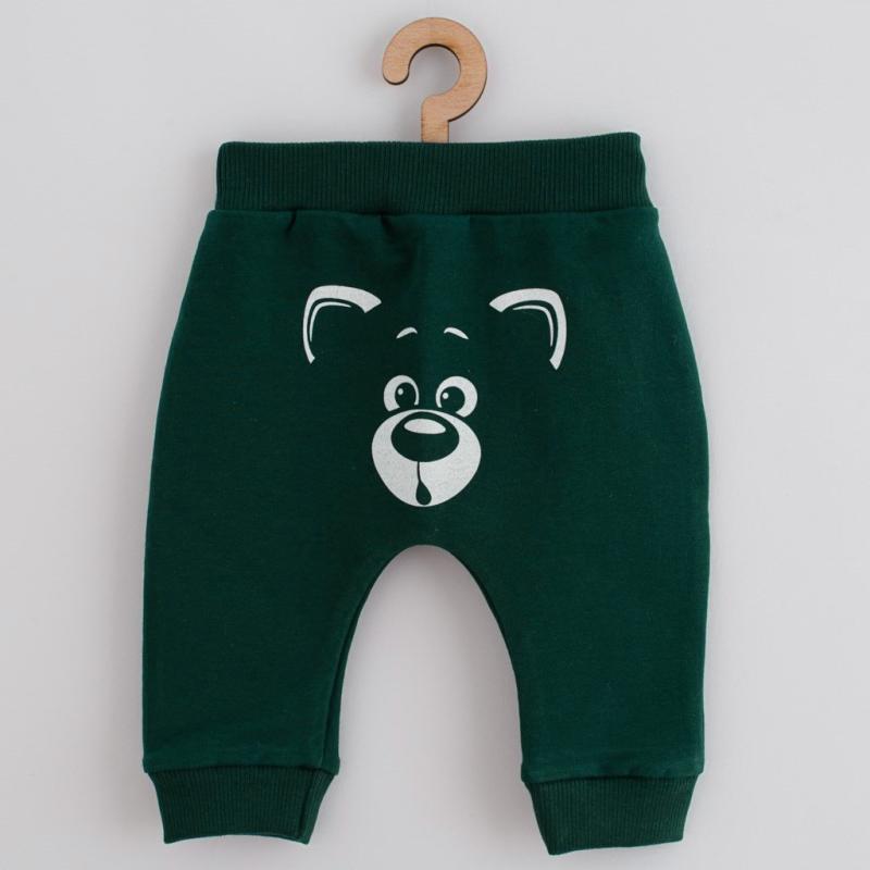 Dojčenské tepláčky a mikinka New Baby Animals Bear zelená / 62 (3-6m)