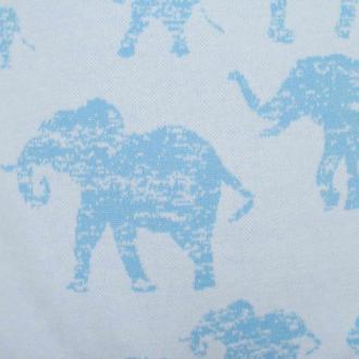 Dojčenský kabátik Baby Service Slony modrý / 68 (4-6m)