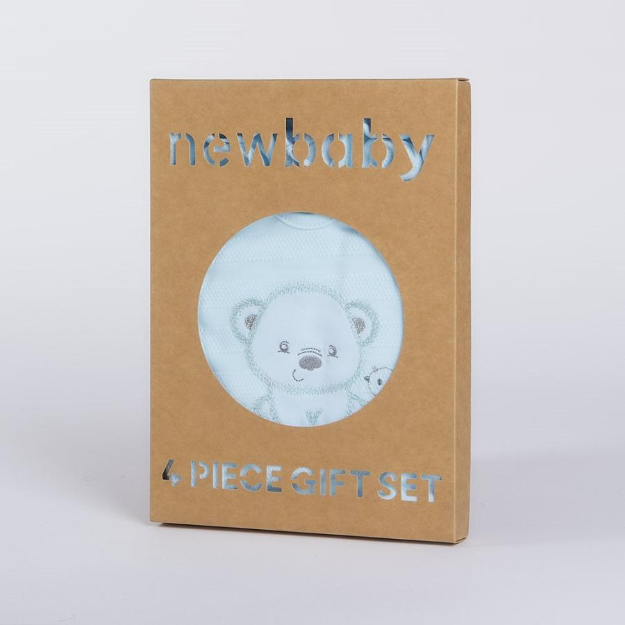 Dojčenská súprava do pôrodnice New Baby Sweet Bear modrá / 50