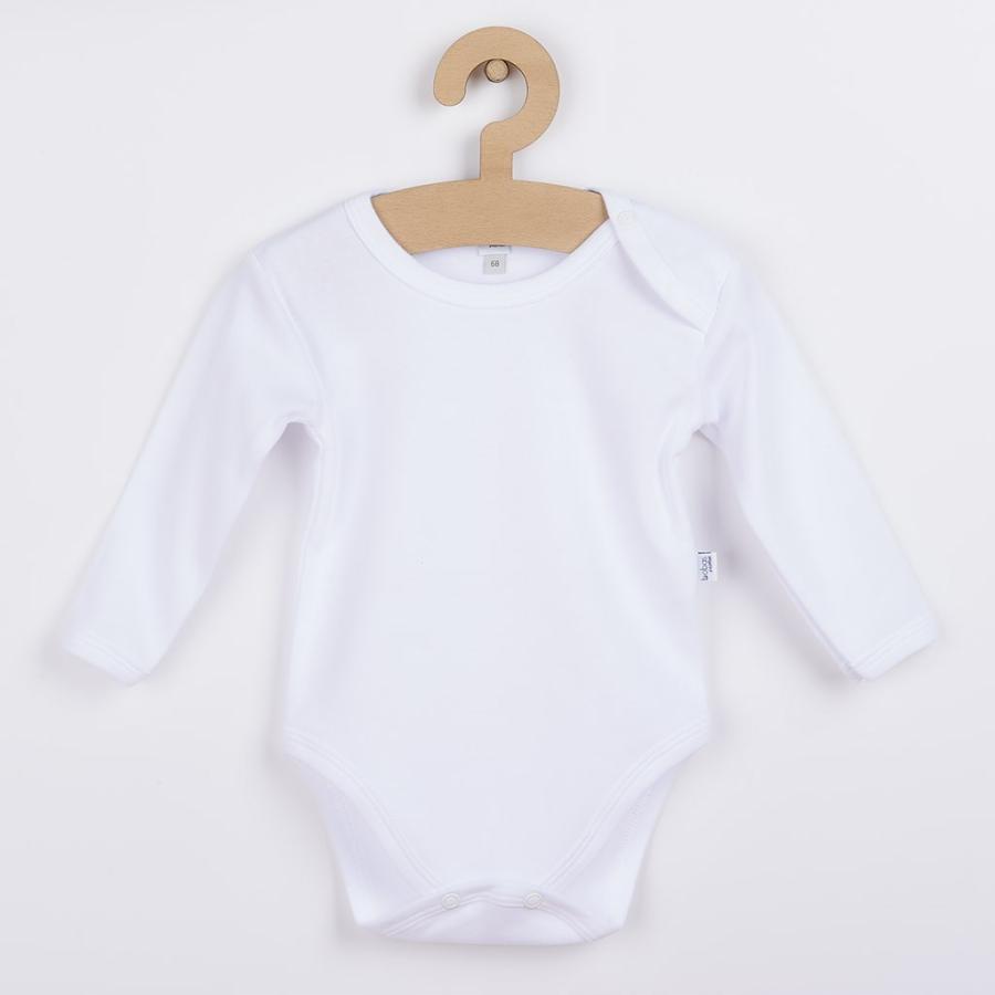 Dojčenské body s dlhým rukávom Bobas Fashion biele / 80 (9-12m)
