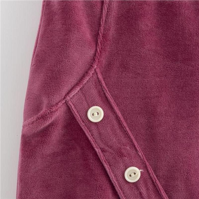 Dojčenské semiškové tepláky New Baby Suede clothes ružovo fialová / 74 (6-9m)