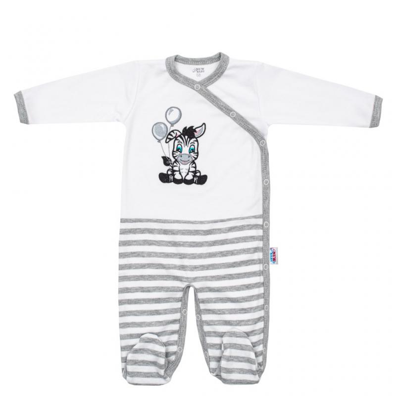 Dojčenský bavlnený overal New Baby Zebra exclusive / 80 (9-12m)
