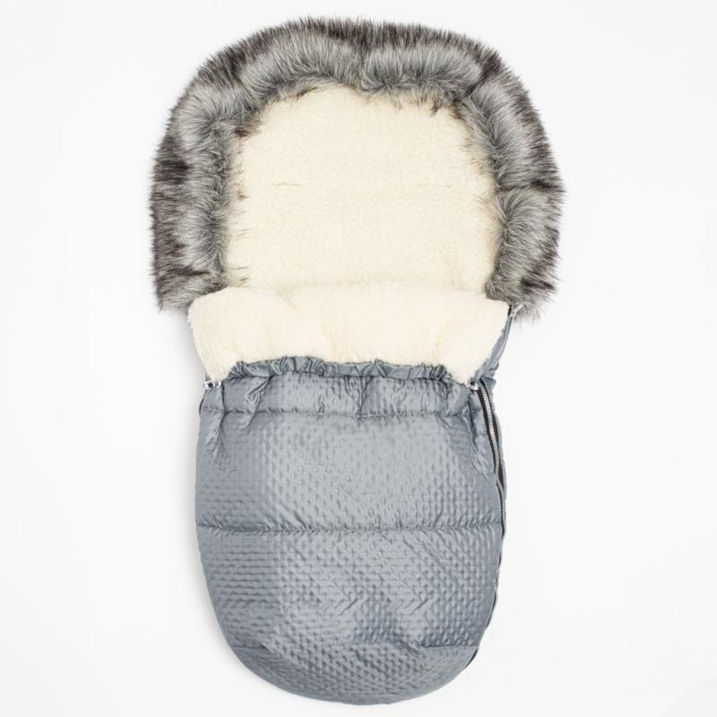 Zimný fusak New Baby Lux Wool grey