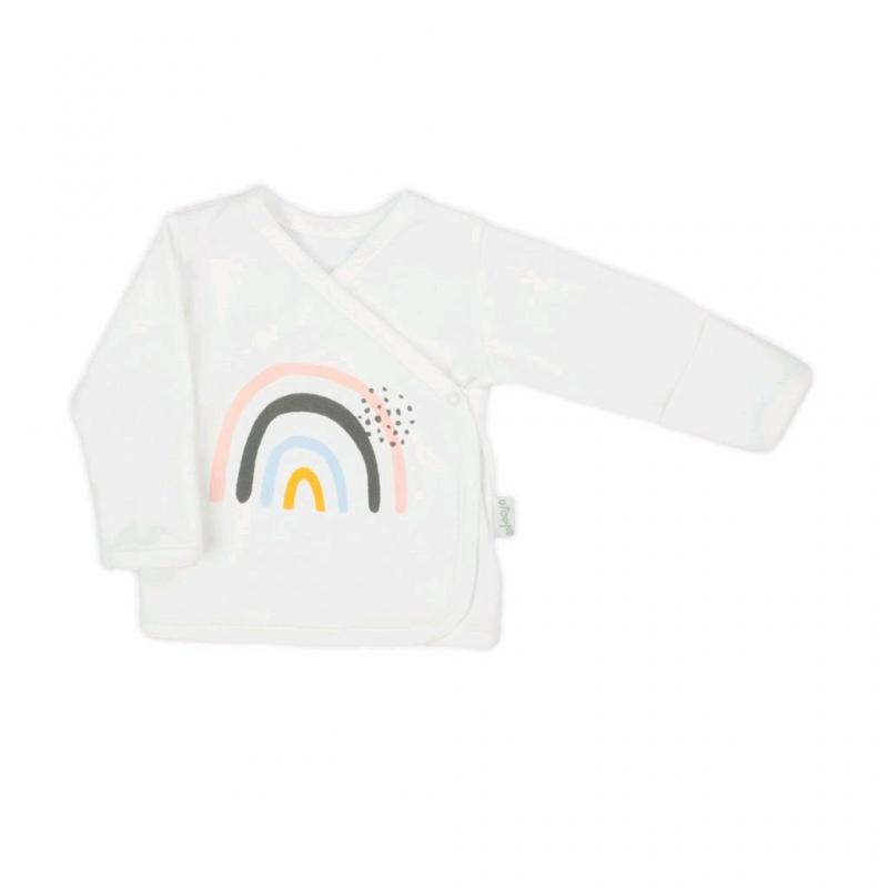 Dojčenská bavlněná košilka Nicol Rainbow / 68 (4-6m)