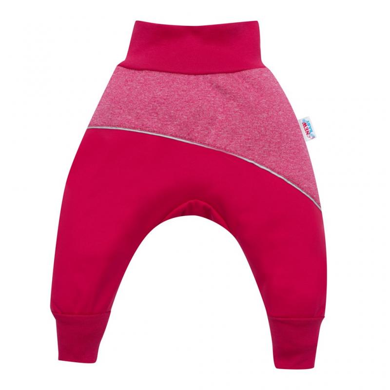 Softshellové dojčenské nohavice ružové / 68 (4-6m)