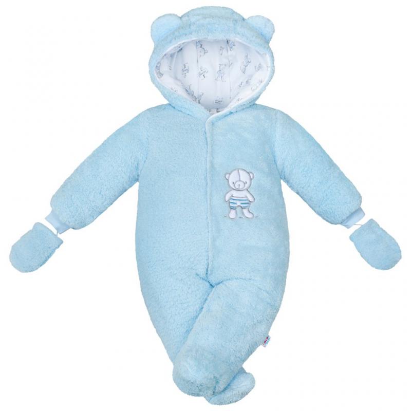 Zimná kombinézka New Baby Nice Bear modrá / 62 (3-6m)