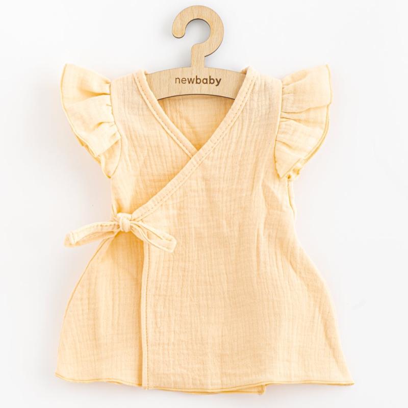 Letné dojčenské mušelínové šaty New Baby Leny peach / 74 (6-9m)