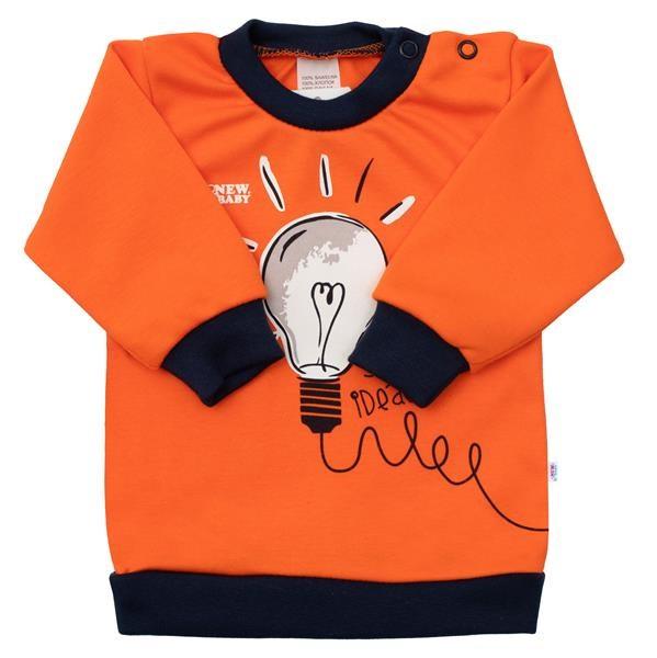 Dojčenské bavlnené tričko New Baby skvelý nápad / 86 (12-18m)