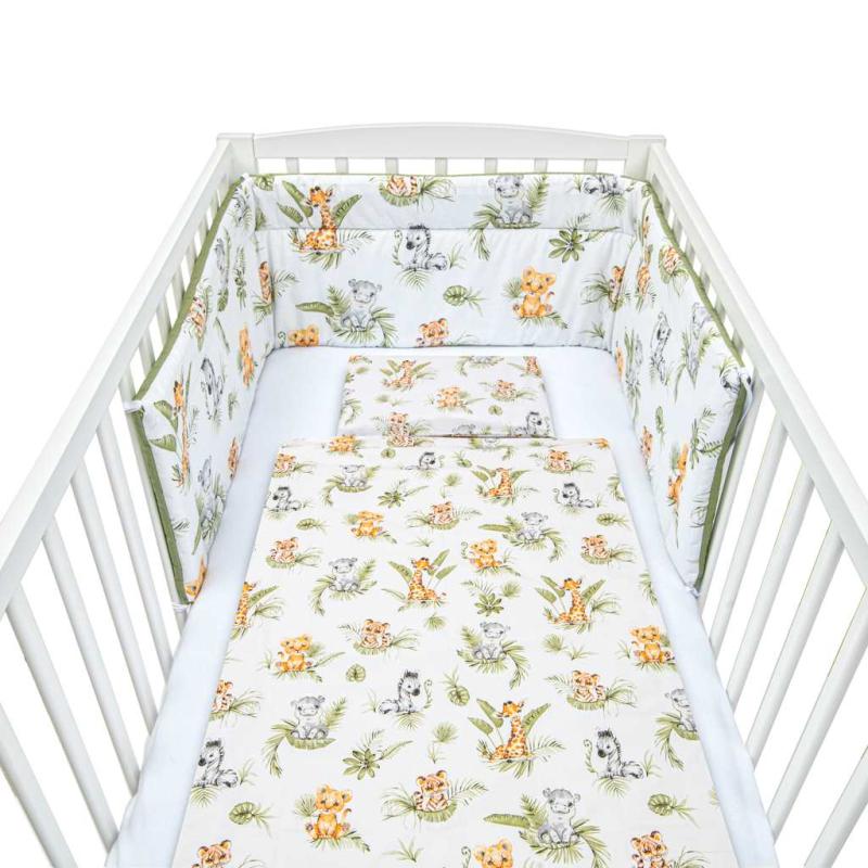 3-dielne posteľné obliečky New Baby 90/120 cm Jungle