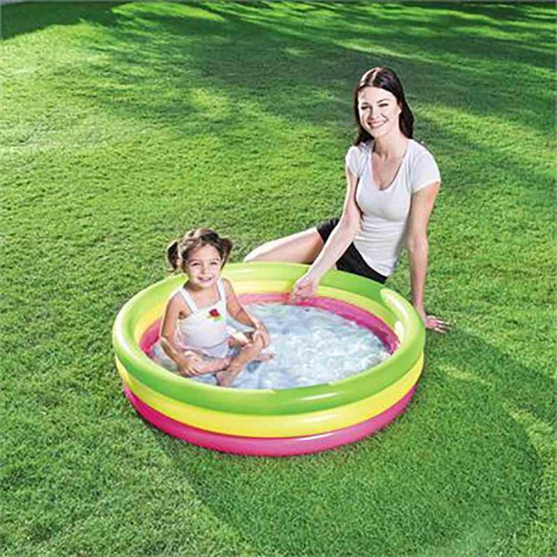 Detský nafukovací bazén Bestway 102x25 cm 3 farebný