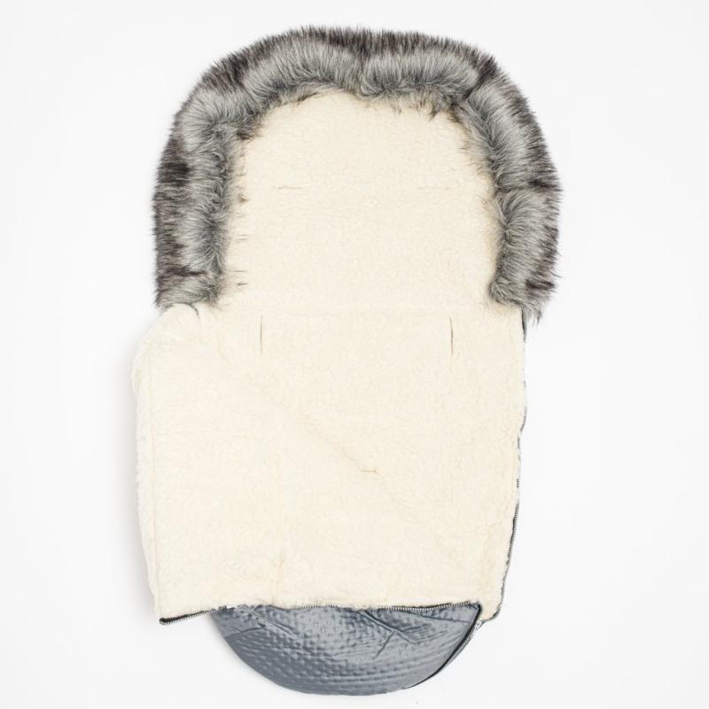 Zimný fusak New Baby Lux Wool grey