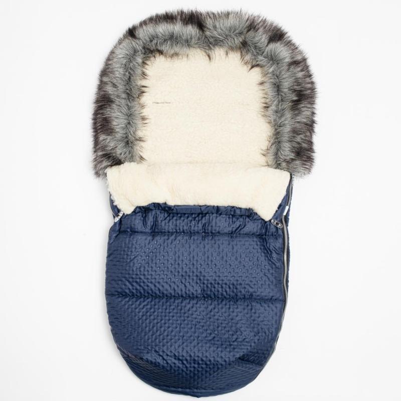 Zimný fusak New Baby Lux Wool blue