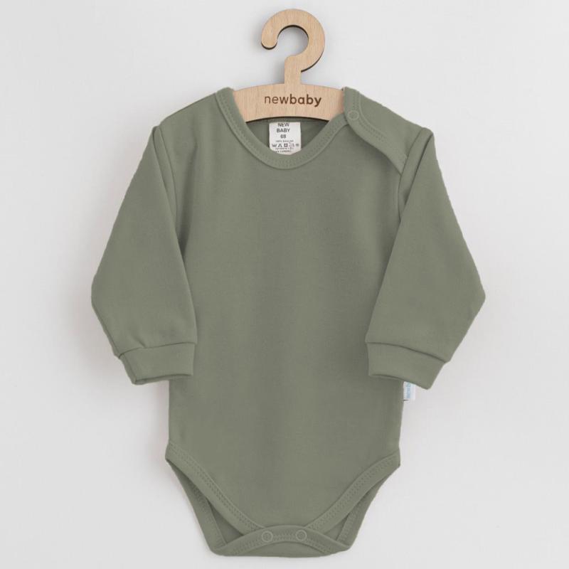 Dojčenské bavlnené body New Baby zelená / 80 (9-12m)