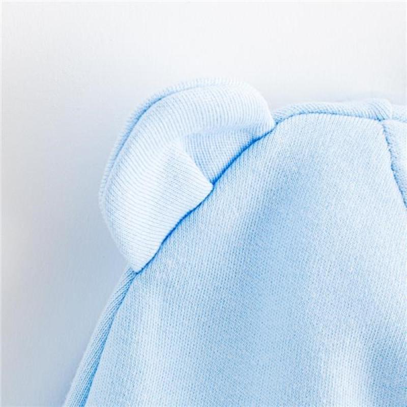 Dojčenská bavlnená čiapočka New Baby Kids modrá / 56 (0-3m)