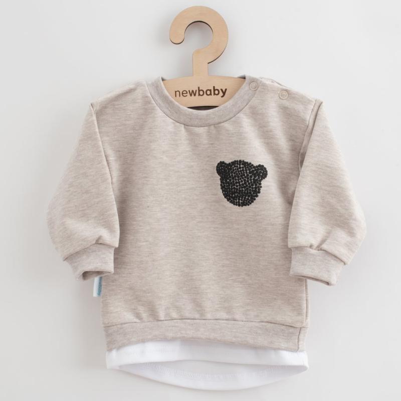 Dojčenská súprava tričko a tepláčky New Baby Brave Bear ABS béžová / 56 (0-3m)
