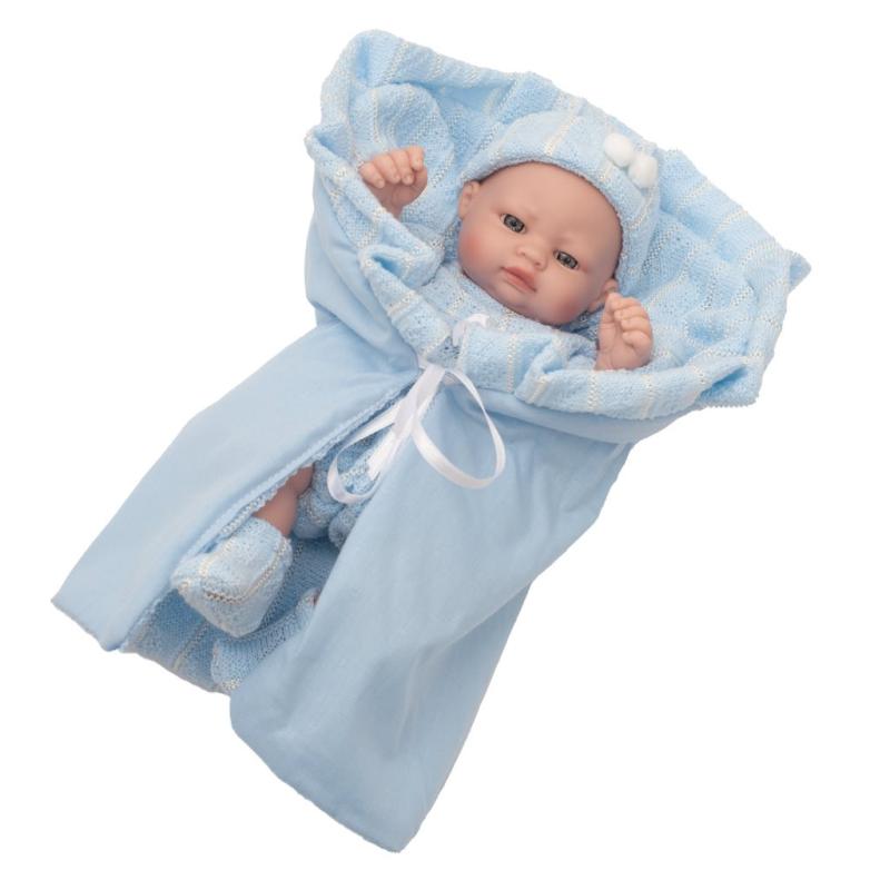 Luxusná detská bábika-bábätko chlapček Berbesa Charlie 28cm