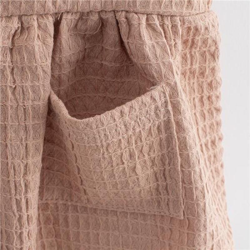 Dojčenská mušelínová suknička New Baby Comfort clothes ružová / 62 (3-6m)