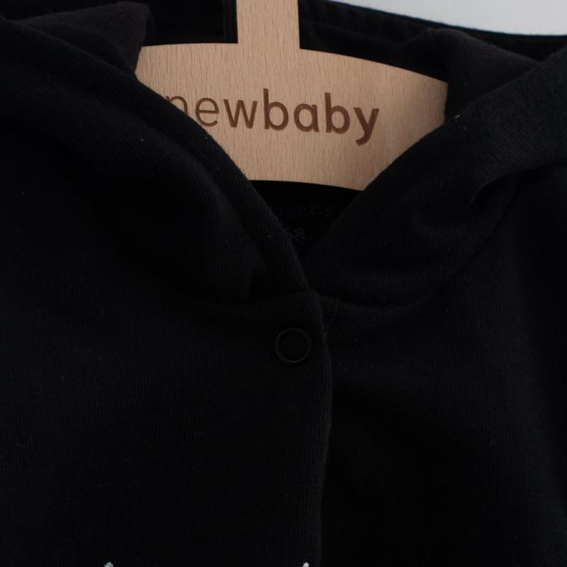 Dojčenská tepláková mikina s kapucňou New Baby Be Happy / 80 (9-12m)