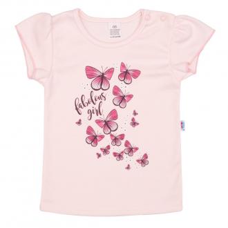 Dojčenské tričko so sukienkou New Baby Butterflies / 62 (3-6m)
