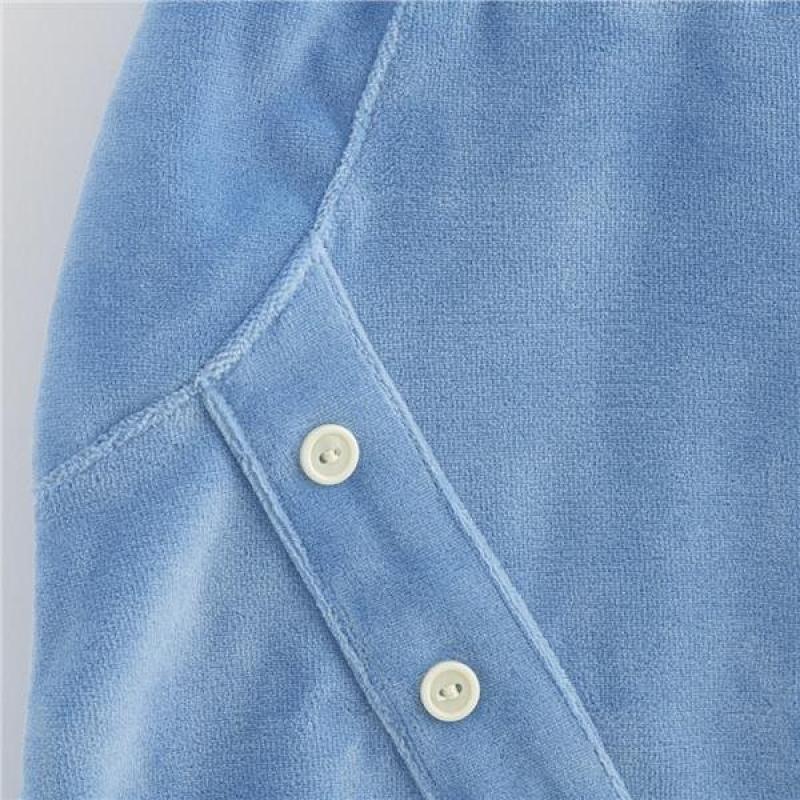 Dojčenské semiškové tepláky New Baby Suede clothes modrá / 74 (6-9m)