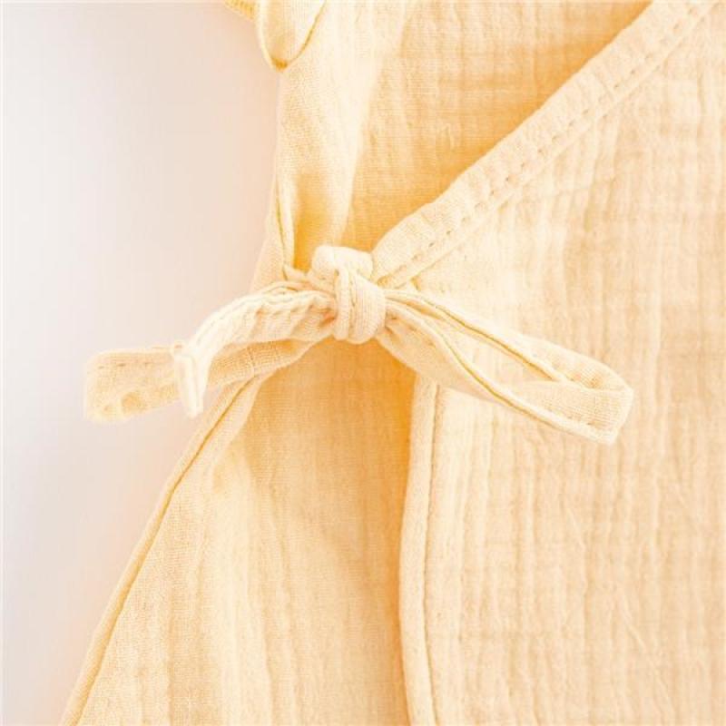 Letné dojčenské mušelínové šaty New Baby Leny peach / 80 (9-12m)