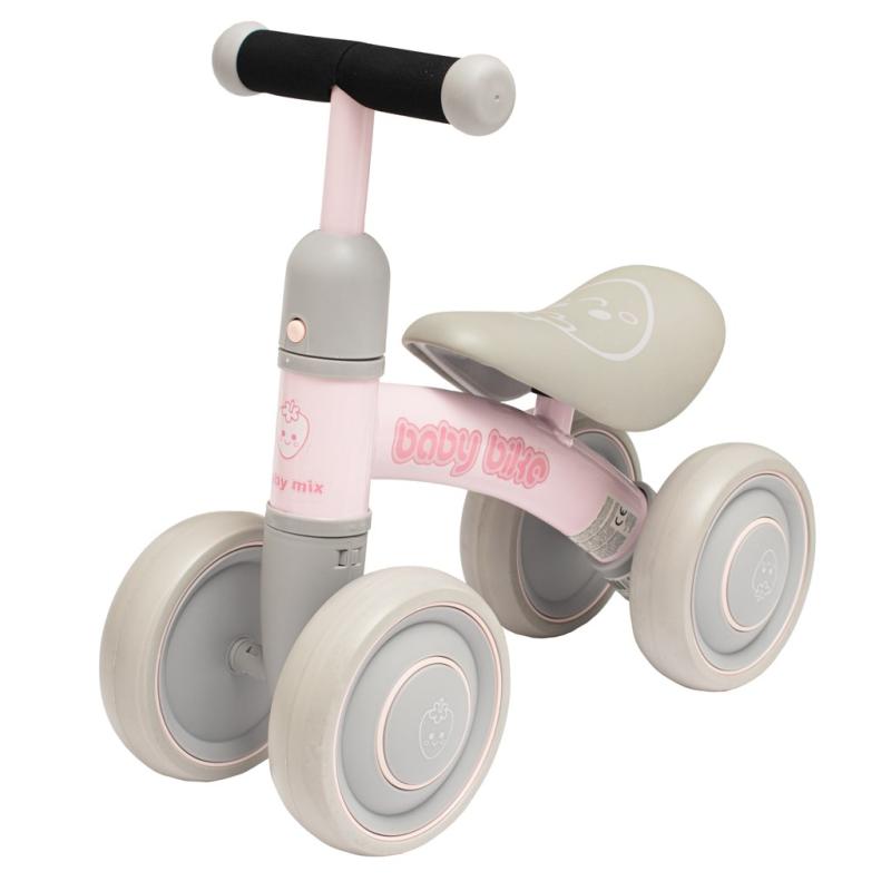 Detské odrážadlo Baby Mix Baby Bike Fruit pink