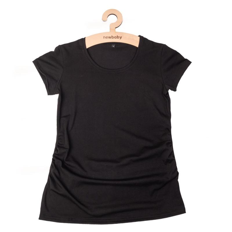 Tehotenské tričko New Baby čierna / XL