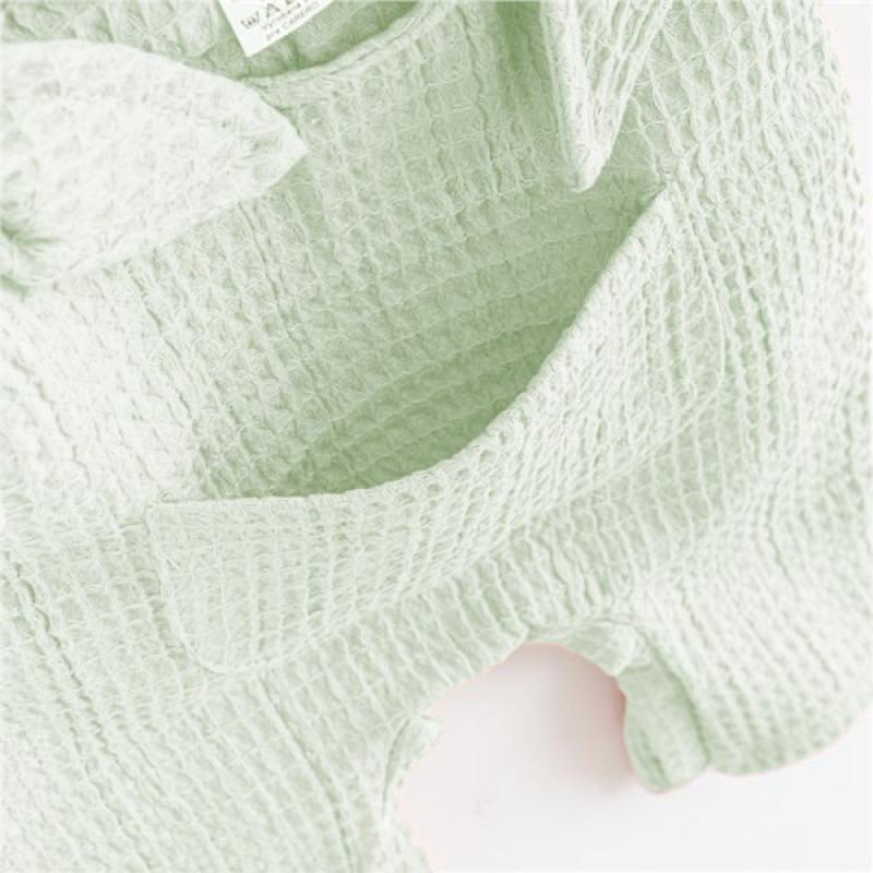 Dojčenské mušelínové zahradníčky New Baby Comfort clothes šalviová / 56 (0-3m)