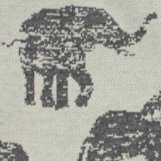 Dojčenský kabátik Baby Service Slony sivý / 68 (4-6m)